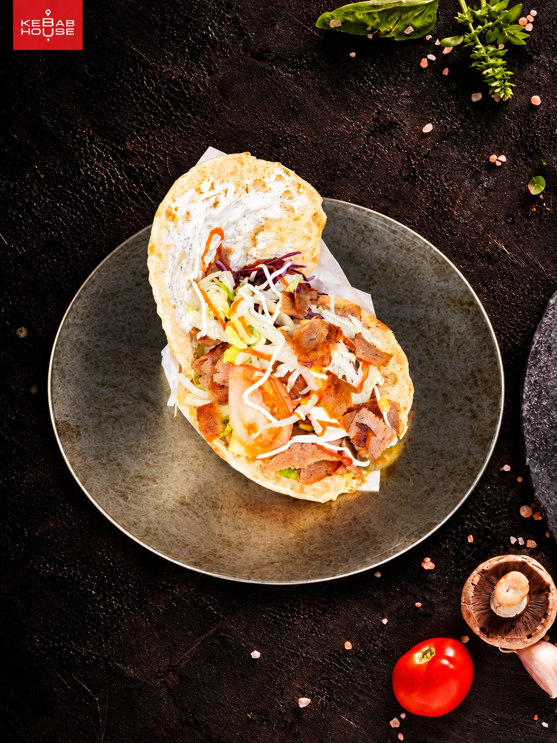 Klasik mix kebab lepinja